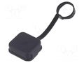 Accessories: protection cover; black; IP67,IP69K; 4455; -25÷120°C SCHURTER 0098.0106
