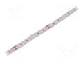 LED tape; white neutral; 5630; LED/m: 60; 12mm; white PCB; IP65 WISVA OPTOELECTRONICS HH-40KGK-5630GWAA