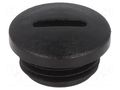 Stopper; M16; 1.5; IP54; polyamide; black; V-N-FS; Thread: metric HUMMEL HUMMEL-1251160150