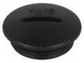 Stopper; PG16; IP54; polyamide; black; V-N-FS; Thread: PG; 6mm HUMMEL HUMMEL-1251160111