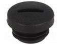 Stopper; M12; 1.5; IP54; polyamide; black; V-N-FS; Thread: metric HUMMEL HUMMEL-1251120150