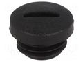 Stopper; M12; 1.5; IP54; polyamide; black; V-N-FS; Thread: metric HUMMEL HUMMEL-1251120150