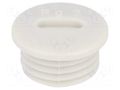 Stopper; PG7; IP54; polyamide; grey; V-N-FS; Thread: PG; 6mm HUMMEL HUMMEL-1251070011