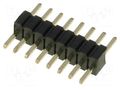 Connector: pin strips; pin header; male; PIN: 8; straight; 1.27mm CONNFLY ZL319-8P