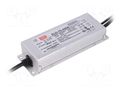 Power supply: switching; LED; 75W; 42VDC; 1.8A; 100÷305VAC; IP67 MEAN WELL ELG-75-42DA