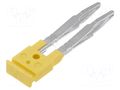 Comb bridge; yellow WEIDMÜLLER ZQV1.5/2