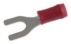 TERMINAL, SPADE/FORK, #10, CRIMP, RED 8-32054-1