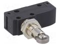 Microswitch SNAP ACTION; 6A/250VAC; 5A/24VDC; SPDT; ON-(ON); MK PIZZATO ELETTRICA MKV11D15