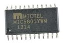 LATCHED DRIVER, 8 CHANNEL, 500mA, SOIC-24 MIC5801YWM.