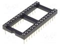 Socket: integrated circuits; DIP28; Pitch: 2.54mm; precision; THT ADAM TECH ICM-628-1-GT