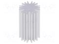 Heatsink; LED; Ø: 20mm; H: 37.5mm FISCHER ELEKTRONIK SK58537.5AL