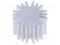 Heatsink; LED; Ø: 20mm; H: 15mm FISCHER ELEKTRONIK SK58515AL