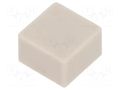 Button; push-in; 5.5mm; -25÷70°C; square; ivory; 9x9mm OMRON Electronic Components B32-1200