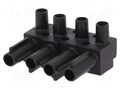 Connector: pluggable terminal block; screw terminal; male; black WIELAND 93.032.4853.0
