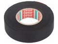 Tape: textile; W: 19mm; L: 25m; Thk: 0.16mm; Automotive; caoutchouc TESA TESA-51025-19