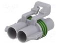 Connector: automotive; plug; female; Ducon 6.3; for cable; PIN: 2 APTIV 12147067