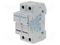 Fuse holder; 10.3x38mm; for DIN rail mounting; 30A; 600VAC; FSO SCHURTER 0091.0002