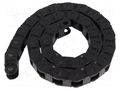 Cable chain; B15/B15i; Bend.rad: 100mm; L: 1006mm; Int.width: 15mm IGUS B15.015.100.0