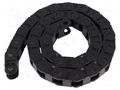 Cable chain; B15/B15i; Bend.rad: 100mm; L: 1006mm; Int.width: 15mm IGUS B15.015.100.0