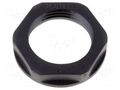 Nut; M16; polyamide; 22mm; black; Thread: metric; Pitch: 1.5 HELUKABEL HELU-98164