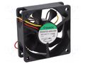 Fan: DC; axial; 12VDC; 60x60x20mm; 39.08m3/h; 34.5dBA; ball SUNON EE60201B1-G99