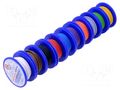 Wire; TLY; stranded; Cu; 0.12mm2; PVC; 150V; 5m; Class: 5; 1x0.12mm2 BQ CABLE TLY-SET0.12/5