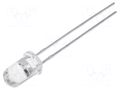 LED; orange (orange peach); 5mm; 15°; Front: convex; 2.8÷3.6VDC OPTOSUPPLY OSCG4L5111A