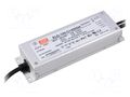 Power supply: switching; LED; 100W; 35÷72VDC; 1.4A; 100÷305VAC MEAN WELL ELG-100-C1400DA