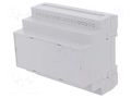 Enclosure: for DIN rail mounting; Y: 90mm; X: 104.8mm; Z: 65mm; ABS KRADEX Z-110-ABS