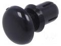 Rivet; polyamide; L.rivet: 4.5mm; Panel cutout diam: 3.6mm; black DREMEC DR8G4023.5X3.1B