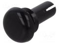 Rivet; polyamide; L.rivet: 6.5mm; Panel cutout diam: 3.1mm; black DREMEC DR8G4013.0X5.0B