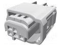 Connector: automotive; plug; female; Micro Quadlock System; PIN: 3 TE Connectivity 1-967642-1