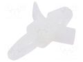 PCB distance; polyamide; L: 4.8mm; snap fastener; natural DREMEC DR8G813V40346