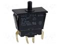 Switch: door; Pos: 2; DPST-NO; 16A/250VAC; black; Leads: connectors OMRON Electronic Components D2D-3104