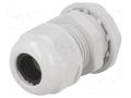 Cable gland; with long thread; M25; 1.5; IP65; polyamide; grey RAYCHEM RPG RNMG25X1.5L