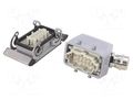Connector: HDC; male + female; HE; PIN: 10; 16A; 500V; 10+PE; size 4 WEIDMÜLLER KIT-HE10.110