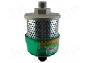 Sound suppression with filter; 1000l/min; Thread: R 3/4"; 35dB SMC AMC510-06