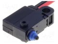 Microswitch SNAP ACTION; 0.1A/125VAC; 2A/12VDC; without lever OMRON Electronic Components D2HW-C202MRS