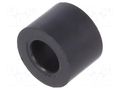 Spacer sleeve; cylindrical; polystyrene; L: 5mm; Øout: 7mm; black FIX&FASTEN TDYS3.6/5