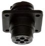 CIRCULAR CONNECTOR, RECEPTACLE, 23-7, PANEL 206227-6