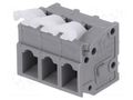 Connector: PCB terminal block; terminal; 15A; 300V; straight; grey DEGSON ELECTRONICS DG242V-5.08-03P