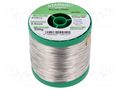 Tin; lead free; Sn99,3Cu0,7+NiGe; 0.5mm; 0.5kg; reel; 227°C STANNOL SN100K400/0.5/0.5