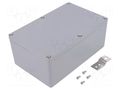 Enclosure: multipurpose; X: 120mm; Y: 188mm; Z: 78mm; aluminium; grey COMBIPLAST CP-FA3