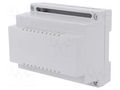 Enclosure: for DIN rail mounting; Y: 89mm; X: 107mm; Z: 65mm; ABS KRADEX Z101-ABS