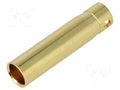 Connector: 4mm banana; socket; 32A; non-insulated; 1.2mΩ; 12AWG AMASS GC4010-F