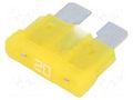 Fuse: fuse; 20A; 32VDC; automotive; 19mm; ATOF LITTELFUSE 0287020.PXCN