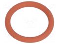 O-ring gasket; VMQ; Thk: 1.5mm; Øint: 10mm; PG7; red; -60÷250°C HUMMEL HUMMEL-1321070022