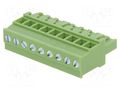 Connector: pluggable terminal block; plug; female; 15A; 300V; 1x9 XINYA TBW-5.0-9P