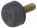 Screw fastened foot; H: 5.1mm; Thread len: 10.2mm; Thread: M3 ESSENTRA RI-TB-3