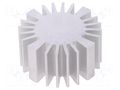 Heatsink; LED; Ø: 50mm; H: 25mm FISCHER ELEKTRONIK SK57725AL